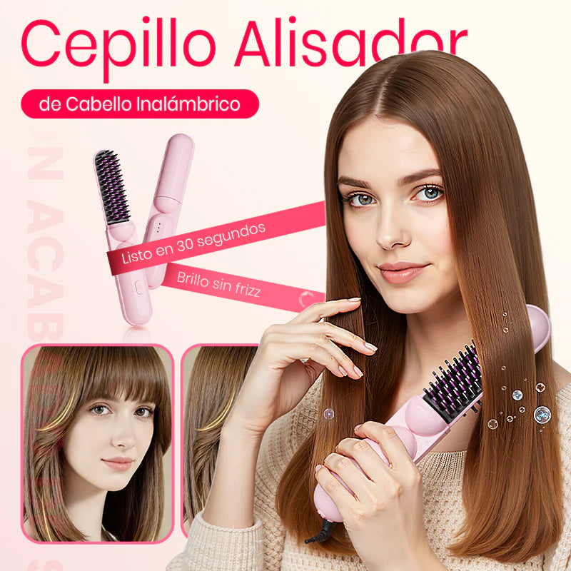 Cabello liso y brillante en solo 2 minutos, sin cables ni quemaduras.