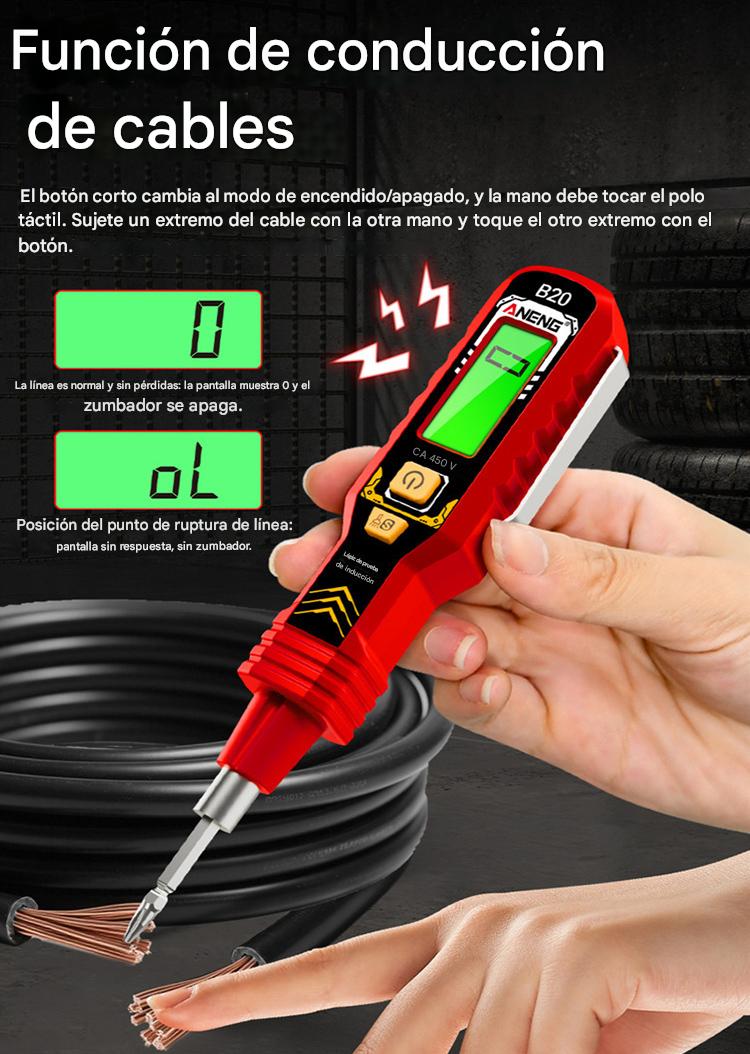 Detect PRO® Detecta fallas eléctricas y cables vivos al istante
