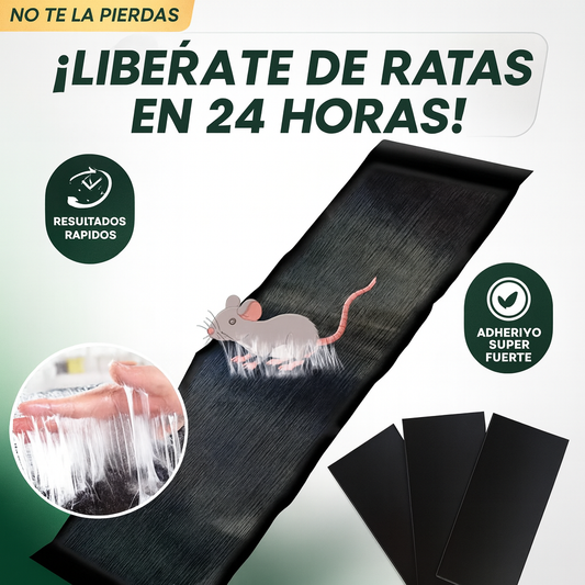 Trampa Adhesiva de  60×28 cm Elimina ratones  (2x Unidades)