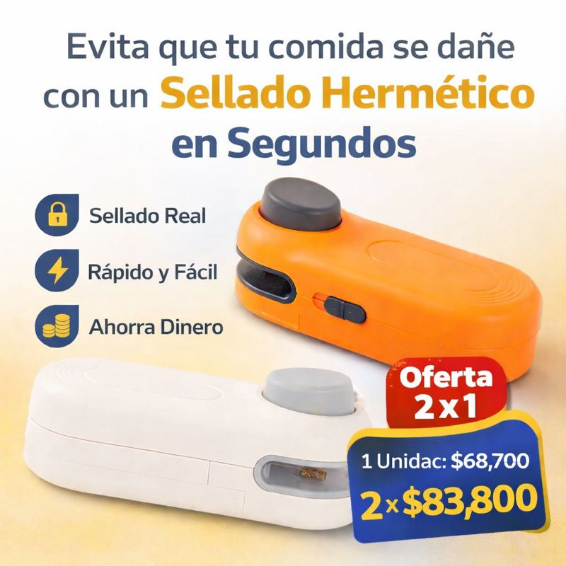 Sellado Hermético en Segundos para Conservar tus Alimentos