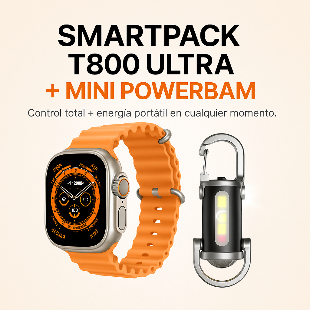 “SmartPack 2-en-1: Control total +PowerBam 7 Luces”