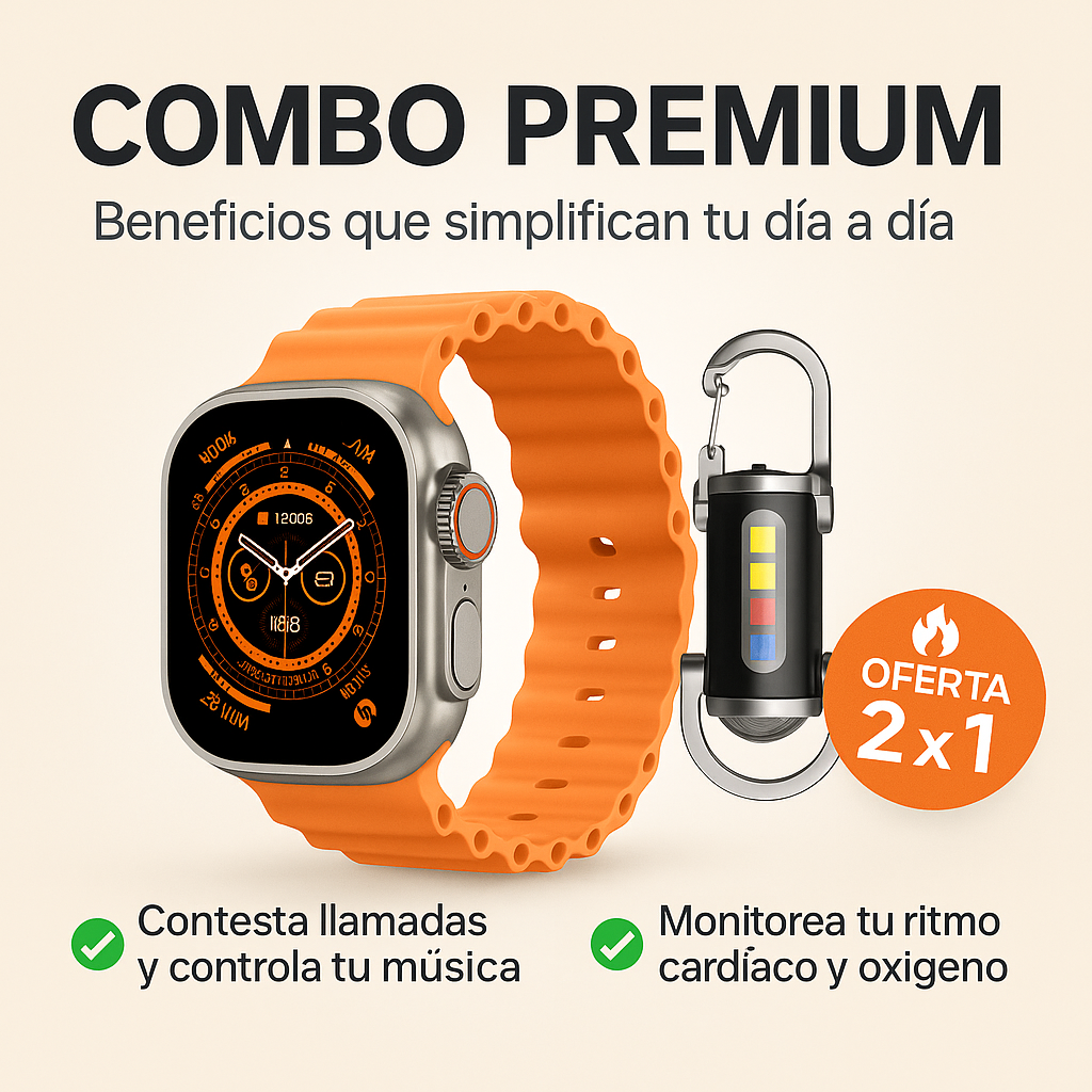 SMARTPACK T800 ULTRA + MINI LINTERNA 2x Unidades)