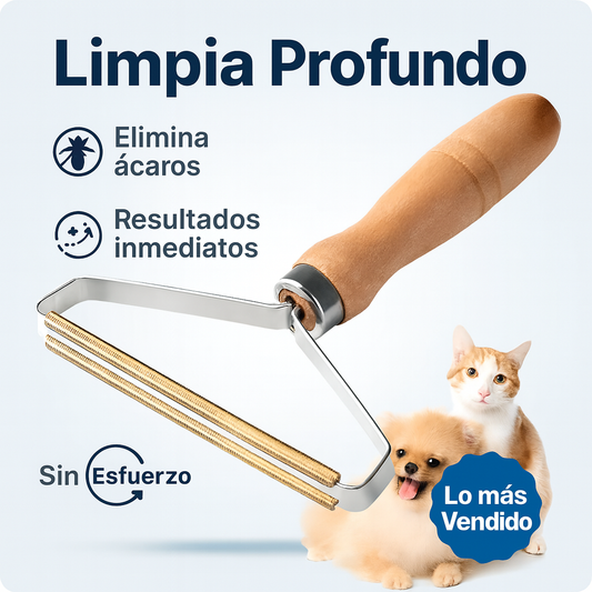 Peluditos Limpios Di adiós al pelo, polvo y ácaros en solo segundos