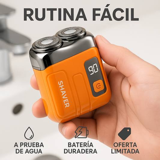 TrimPro ®  Afeitadora 360 para hombre y sin cortes en solo 2 minutos.