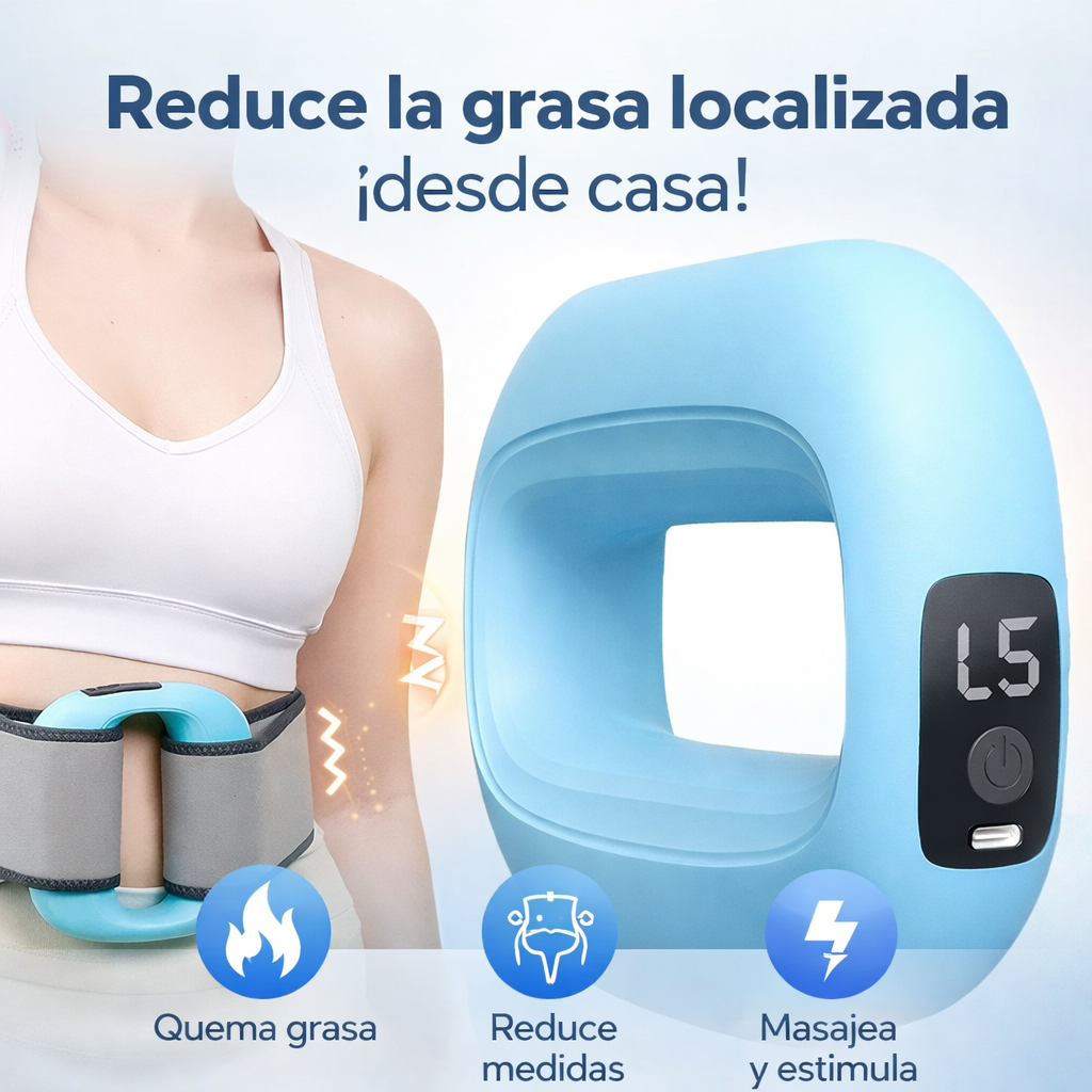 BurnFascia® Estimula la grasa localizada desde casa