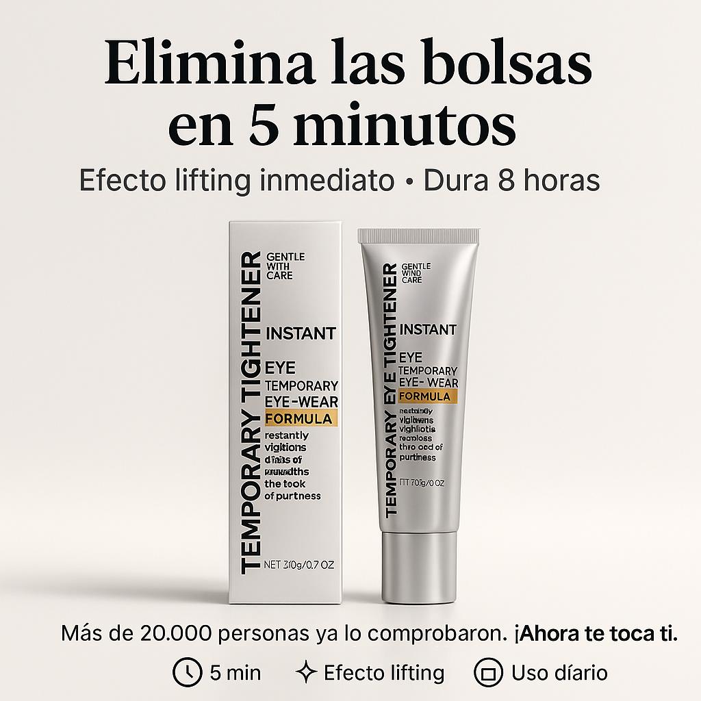 EyeLift Pro ® – Elimina bolsas y ojeras en solo 5 minutos sin cirugía ni dolor