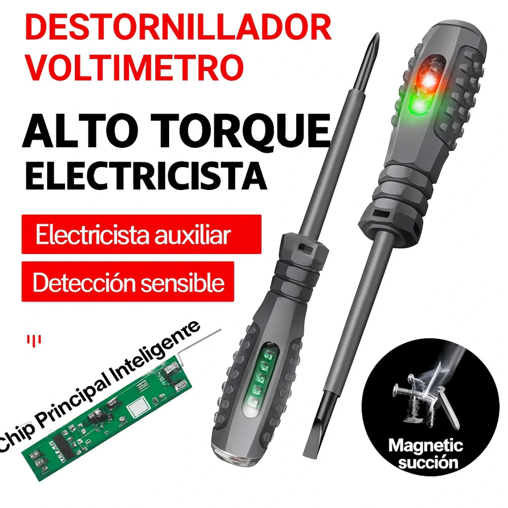 Destornillador de Voltaje Multifuncional