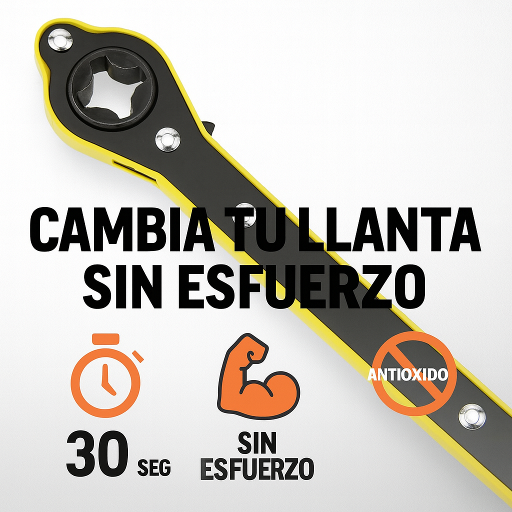 Torque Rescue® Cambia tu llanta sin esfuerzo y evita quedarte varado