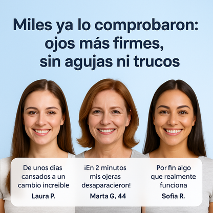 EyeLift Pro – Adiós ojeras y bolsas en 2 minutos