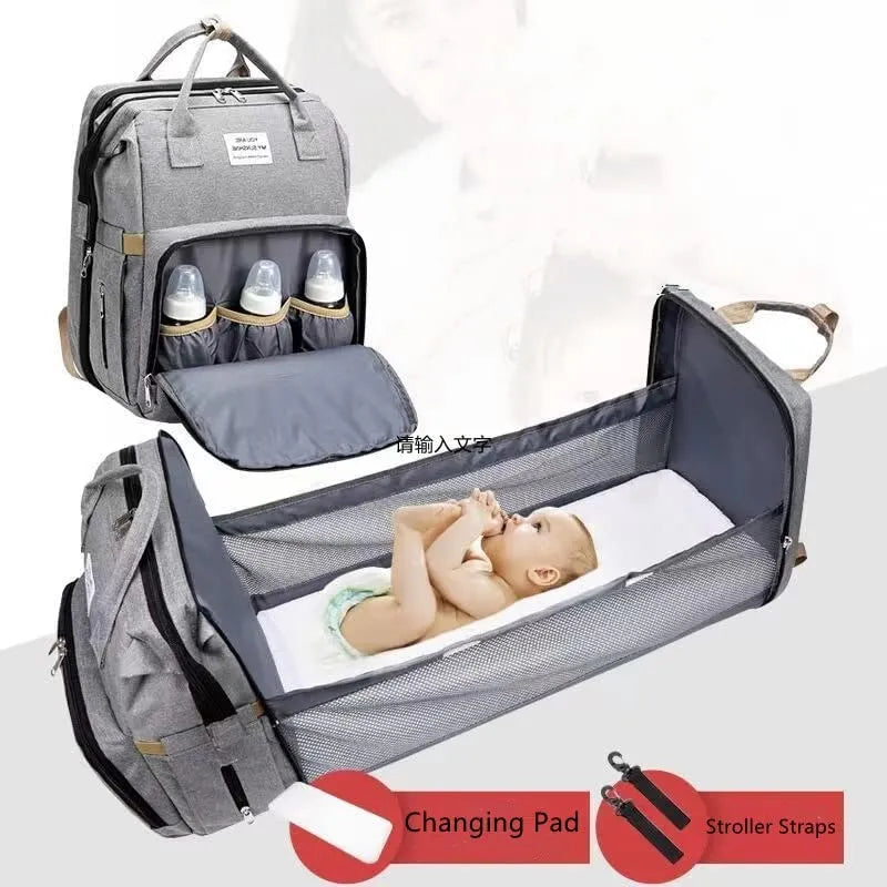 NidoMove®  Mochila Cambiador Plegable para Bebé | 7 Compartimentos