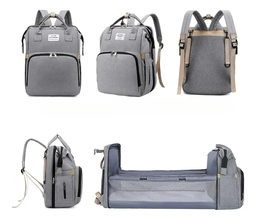 NidoMove®  Mochila Cambiador Plegable para Bebé | 7 Compartimentos