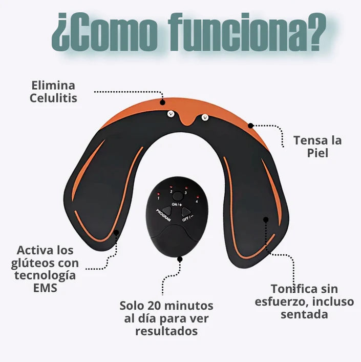 Estimulador de Gluteos Activa, Tonifica y Levanta Tus Glúteos con Tecnología EMS”