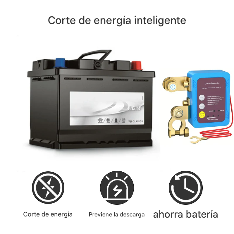 AutoShield® Evita robos y descargas de batería