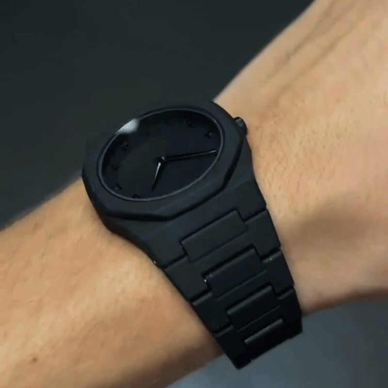 Skmei® Reloj Negro Mate Estilo monocromático que destaca sin exagerar