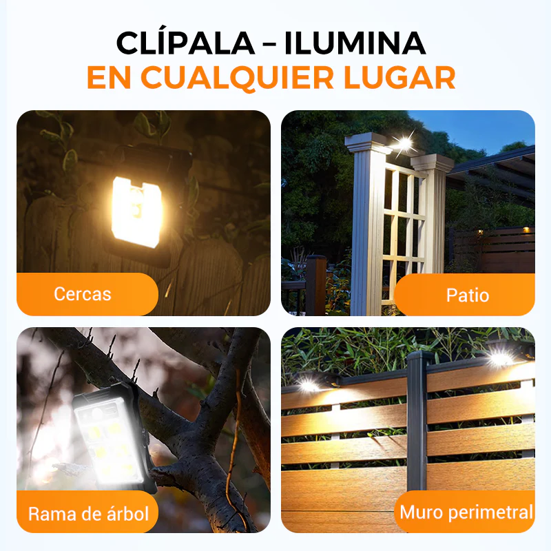 LumiClip® – Luz potente y segura, totalmente inalámbrica