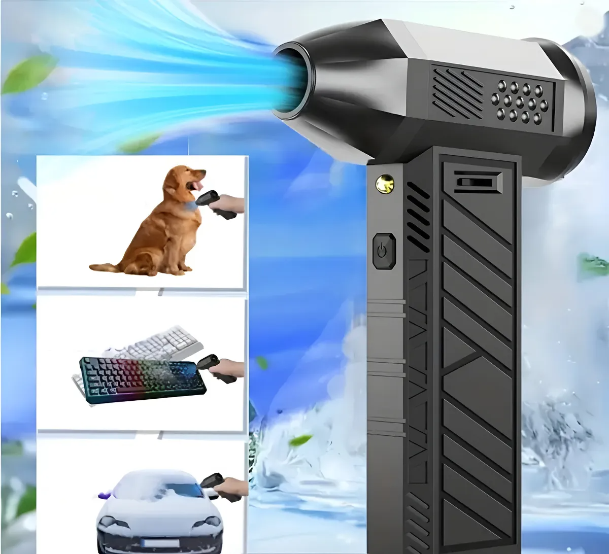 AirBlow™ – Elimina polvo, pelos y suciedad en segundos