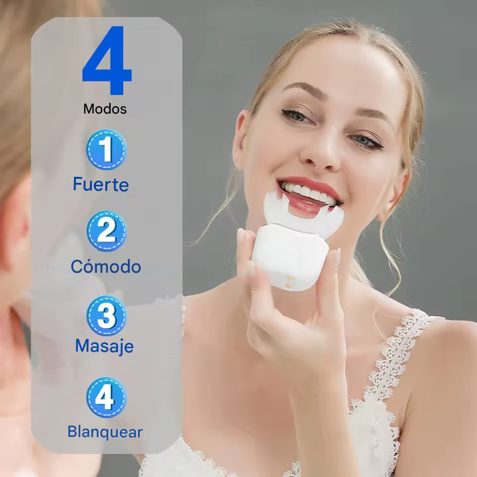 LumiBrush Pro® Blanquea y Limpia Tus Dientes en Solo 30 Segundos