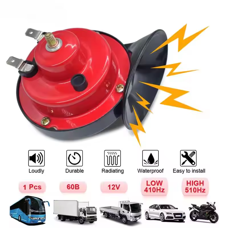 AlertaPro® Bocina de 110 dB para camiones, autos, moto.( sep 2 unidades)