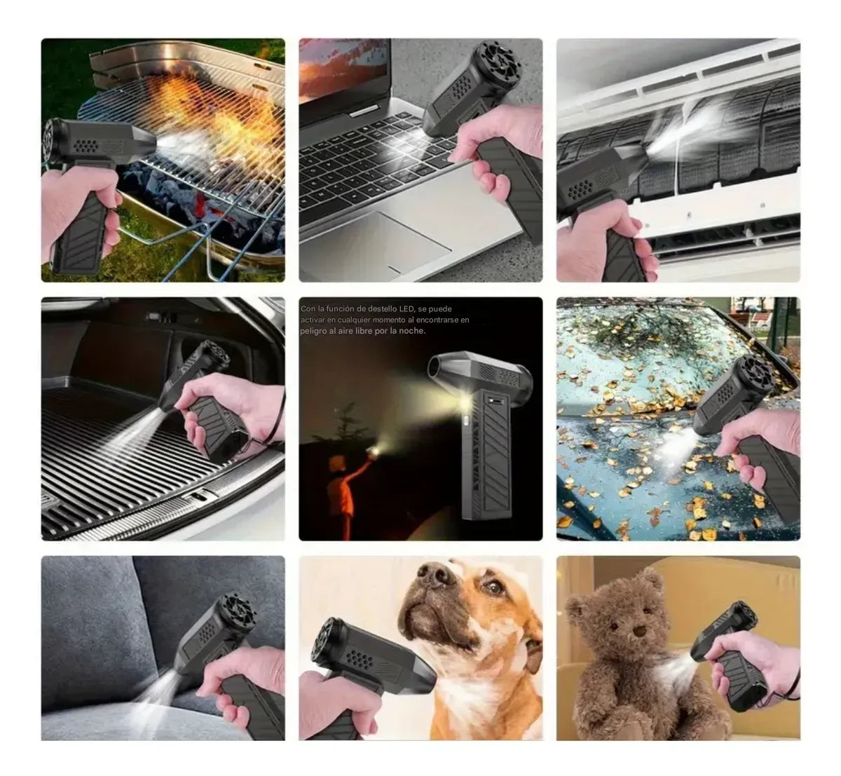 AirBlow™ – Elimina polvo, pelos y suciedad en segundos