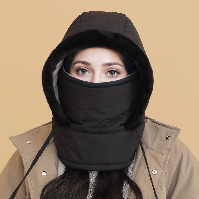 Gorro térmico con forro polar y mascarilla