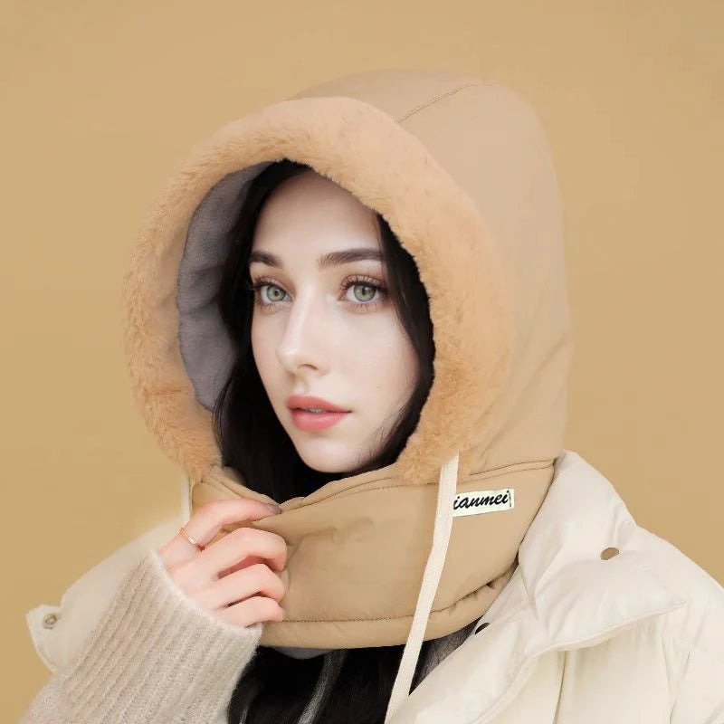 Gorro térmico con forro polar y mascarilla
