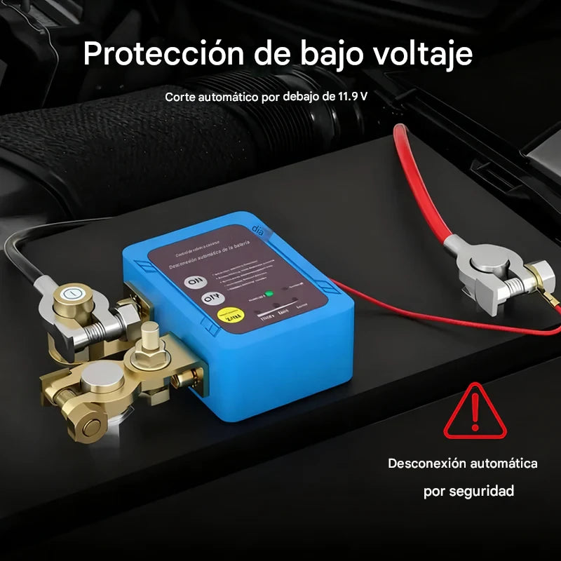 AutoShield® Evita robos y descargas de batería